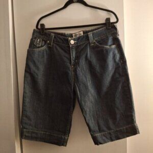 Signature by Levi Strauss Women's Dark Blue Denim Shorts